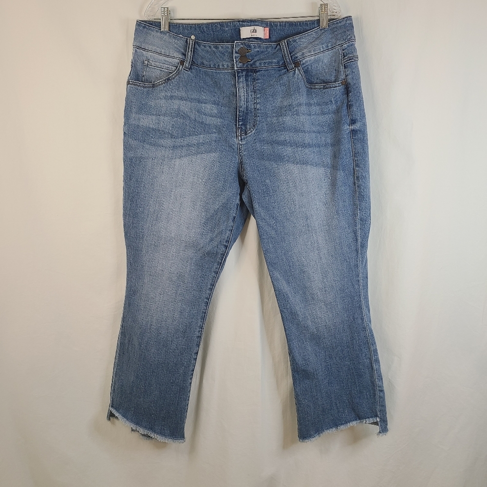 CAbi Light Blue Cropped Jeans